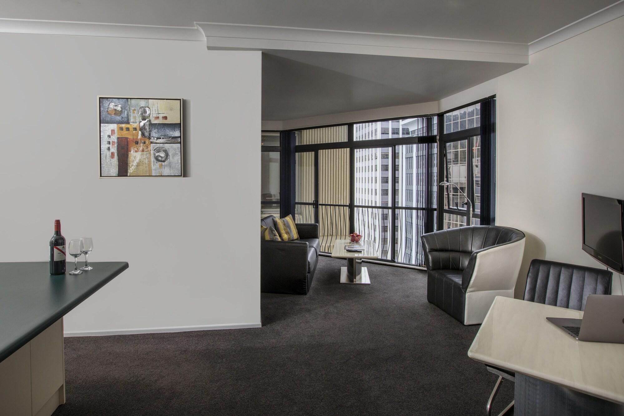 Quest On The Terrace Serviced Apartments Уелингтън Екстериор снимка